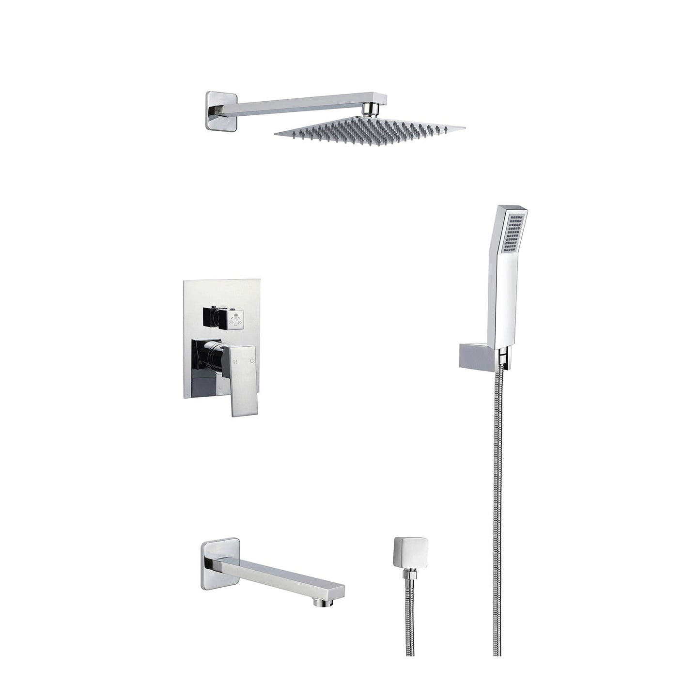 Pressure Balance Shower & Bathtub Kit - KBPHHS