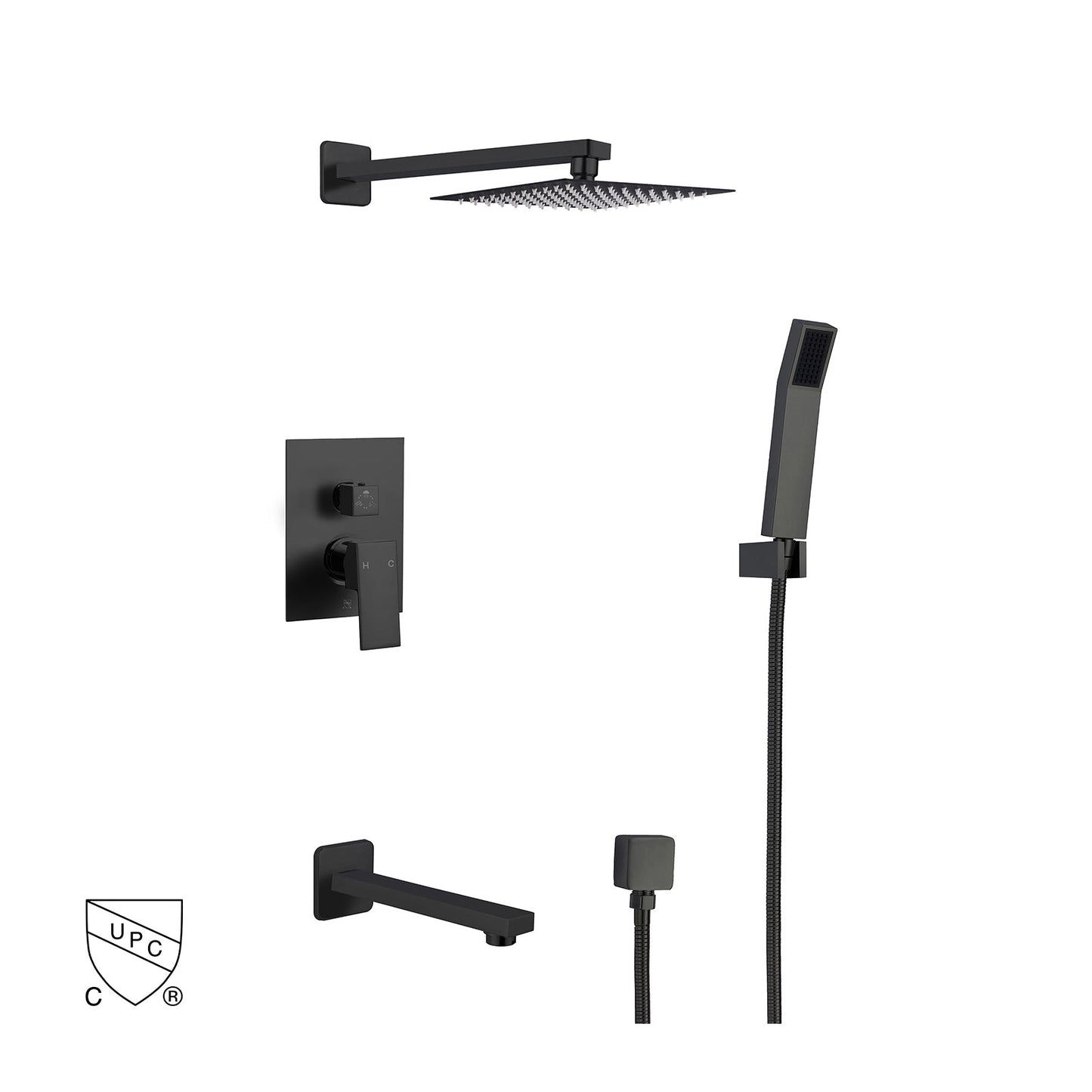 Pressure Balance Shower & Bathtub Kit - KBPHHS