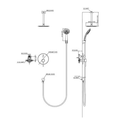 Pressure Balance Shower - RDPHH