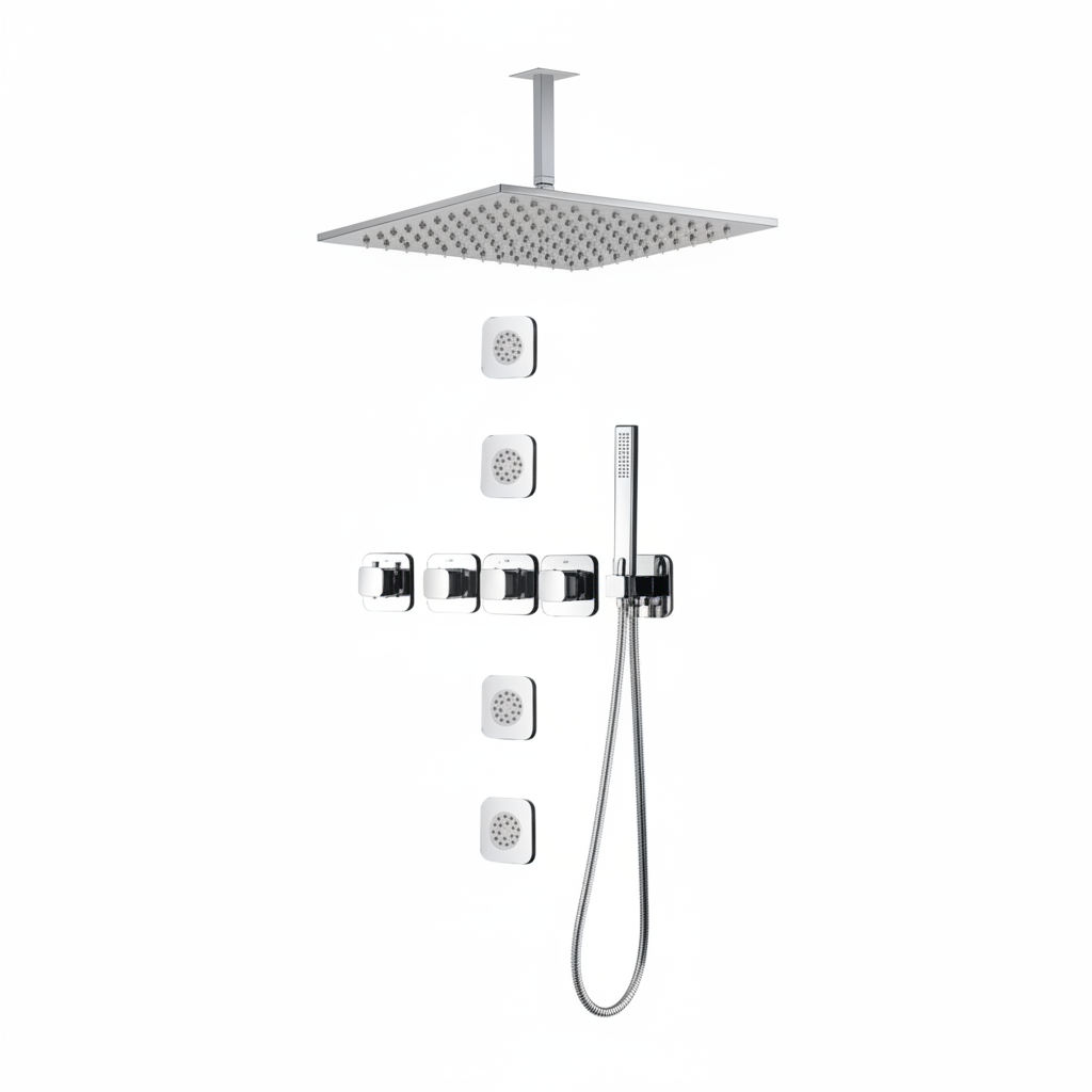 Shower Kit With Body Jets Aqua C-2001