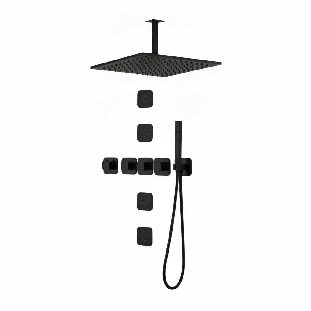 Shower Kit With Body Jets Aqua C-2001