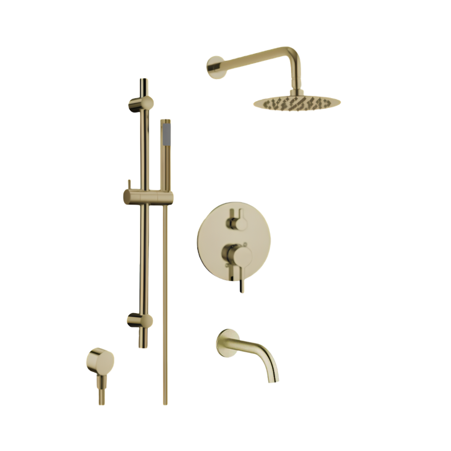 Pressure Balance Shower & Bathtub Kit  - RDPHHS-BG